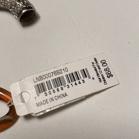 LAUREN RALPH LAUREN Canyon Chic Pave Horn Oval Link Bracelet $68 - Picture 4 of 7